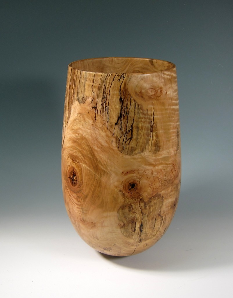 Curly & Spalted Maple Bowl 12" x 18"