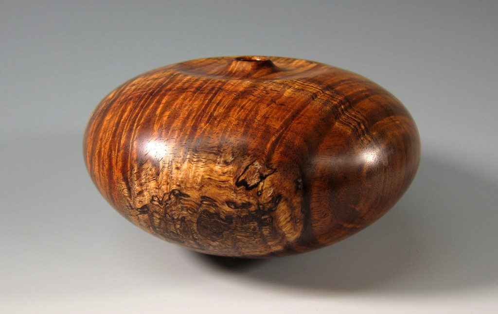 Chris Boerner - Curly Koa Wood 7" x 4"