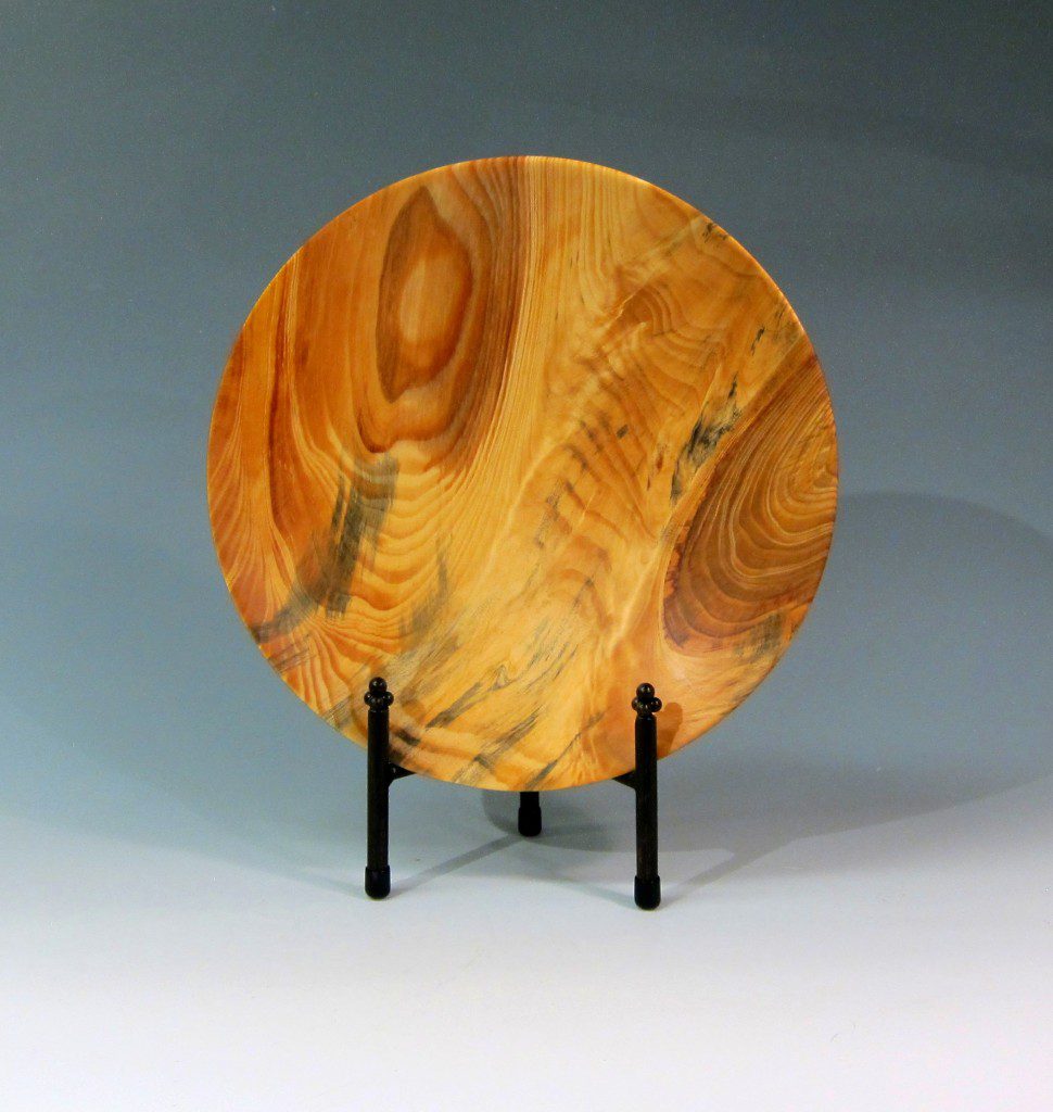 Chris Boerner - Pine Platter - Wood from Duke Forest 14"-x-2"