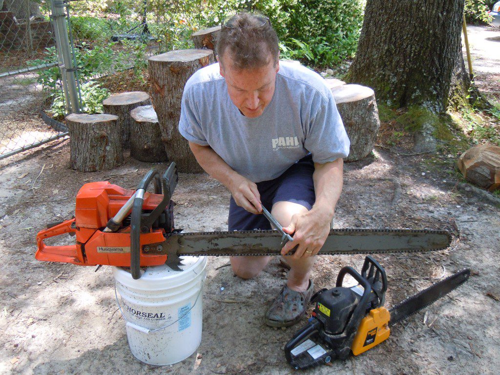 Sharpening Chainsaws